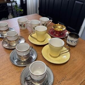 Expresso cups & Saucers vintage lot